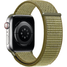 Eternico Airy Apple Watch 42mm / 44mm / 45mm - Green Fig and Brown edge okosóra kellék