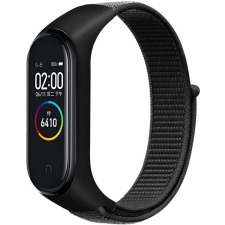 Eternico Airy Xiaomi Mi band 5 / 6 / 7 - Solid Black (AET-XMI7AY-SoBl) okosóra kellék
