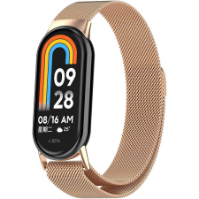 Eternico Elegance Milanese Xiaomi Smart Band 8 / 9 / 10 szíj - Rose Gold okosóra kellék
