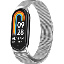 Eternico Elegance Milanese Xiaomi Smart Band 8 / 9 / 10 szíj - Silver okosóra kellék