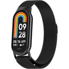 Eternico Elegance Milanese Xiaomi Smart Band 8 / 9 - black okosóra kellék