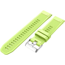 Eternico Garmin Quick Release 22 Silicone Band Silicone Silver Buckle lime okosóra kellék