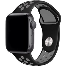 Eternico Sporty Apple Watch 38mm / 40mm / 41mm  Elephant Gray and Black okosóra kellék