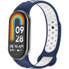 Eternico Sporty Xiaomi Smart Band 8 / 9 / 10 szíj - Aqua Blue and White