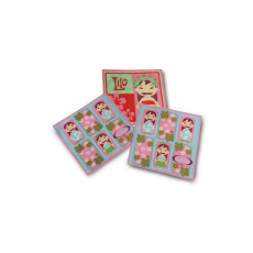ETEX C07 Gyerek textilzsebkendő 3 db - Lilo and Stitch rózsaszín