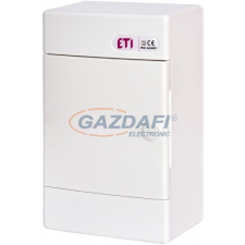 ETI 001100272 ECT 4x18MEDIAPO média szekrény, falra szerelhető, fehér ajtó villanyszerelés