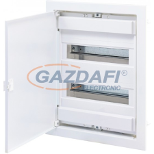 ETI 001101026 ECG28 28 modulos elosztó szekrény, süllyesztett, fehér fémajtóval villanyszerelés