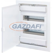 ETI 001101026 ECG28 28 modulos elosztó szekrény, süllyesztett, fehér fémajtóval villanyszerelés