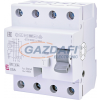 ETI 002062647 EFI-4B+ 25A 30mA áram-védőkapcsoló, 4p, váltó, pulzáló, egyen és nagy frekvenciás (20kHz) hibaáramot érzékelő, azonali kioldású
