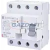 ETI 002062654 EFI-4 B G/KV 63A 30mA áram-védőkapcsoló, 4p, váltó, pulzáló, egyen és nagy frekvenciás (1kHz) hibaáramot érzékelő, rövid késleltetésű