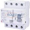 ETI 002063653 EFI-4 B G/KV 40A 100mA áram-védőkapcsoló, 4p, váltó, pulzáló, egyen és nagy frekvenciás (1kHz) hibaáramot érzékelő, rövid késleltetésű