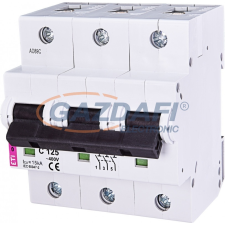 ETI 002135733 ETIMAT10 C125A 3p 10kA kismegszakító, 4,5 modul villanyszerelés