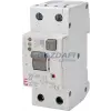 ETI 002172411 KZS-2M 2p EDI A C6A 30mA áram-védőkapcsolós kismegszakító LED-es állapotjelzővel