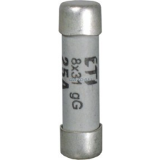 ETI 002611005 CH8 400V aM 6A motorvédő hengeres biztosító, Ø8mm x 3 villanyszerelés