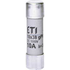ETI 002625075 CH10x38 gPV 10A/1000V DC hengeres biztosító napelemekhez villanyszerelés