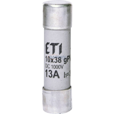 ETI 002625078 CH10x38 gPV 13A/1000V DC hengeres biztosító napelemekhez villanyszerelés