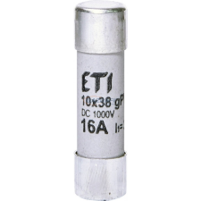 ETI 002625081 CH10x38 gPV 16A/1000V DC hengeres biztosító napelemekhez villanyszerelés