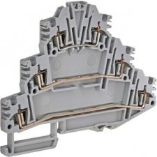 ETI 003903186 ESP3-HLD.2 rugós háromeletes sorkapocs, 2,5 mm², szürke villanyszerelés