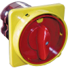 ETI 004773067 CS 100 91 U LK sárga-piros kétpólusú kétállású bütykös kapcsoló, lakatolható 100A