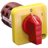 ETI 004773085 CS 63 10 U ES sárga-piros hárompólusú kétállású bütykös kapcsoló 63A