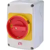 ETI 004773174 CS 32 90 PNGLK tokozott egypólusú sárga-piros BE-KI kapcsoló, lakatolható 32A