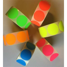 . Etikett, 38 mm kör, 1000 etikett/tekercs, ciánkék etikett