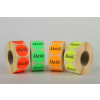 . Etikett, 38 mm kör, AKCIÓ felirattal, 1000 etikett/tekercs, zöld (ISCK38AZ)