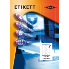  Etikett címke pd 117.5-es átmérő CD-hez 200 db/doboz etikett