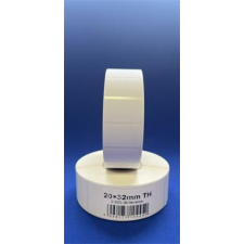 . Etikett, thermo, 20x32 mm, 2500 etikett/tekercs, fehér etikett
