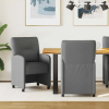  Étkező Székek 2 pcs Sötétszürke 57 x 67 x 95 cm szövet