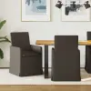  Étkező Székek 2 pcs Sötétszürke 57 x 67 x 95 cm Vászon