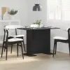  Étkezőasztal Fekete 110 x 60 x 75 cm Faanyag