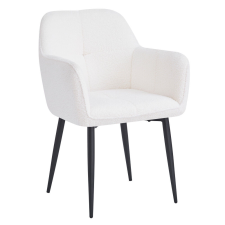  Étkezőszék, fehér/fekete, SENER bútor