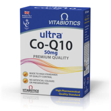  Étrend-kiegészítő, VITABIOTICS, Ultra Co-Q10, 50 mg, 60 tabletta vitamin és táplálékkiegészítő