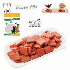 Étrendkiegészítő nyúl szelet kisállatoknak-70g macskaeledel