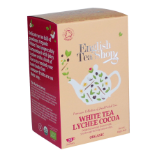  Ets bio 20 fehér tea licsivel és kakaóbabbal 20x2g 40g tea