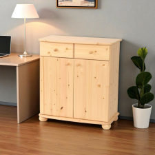 Etsberger Anikó 2 ajtós 2 kis fiókos fenyő komód bútor
