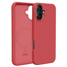  Etteri Silicone MagSafe-kompatibilis tok iPhone 16 Plus - málnapiros tok és táska