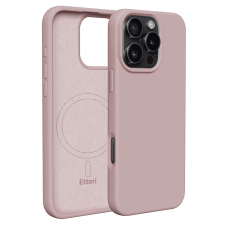 Etteri Silicone MagSafe-kompatibilis tok iPhone 16 Pro Max - halvány rózsaszín tok és táska