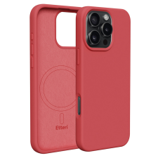 Etteri Silicone MagSafe-kompatibilis tok iPhone 16 Pro Max - málnapiros tok és táska