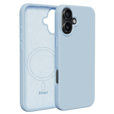 Etteri Silicone MagSafe-kompatibilis tok iPhone 16 - világoskék tok és táska