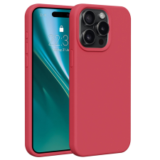 Etteri Silicone tok iPhone 15 Pro Max - málnapiros tok és táska