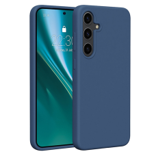Etteri Silicone tok Samsung Galaxy S24 Plus - sötétkék tok és táska