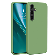 Etteri Silicone tok Samsung Galaxy S24 Plus - világoszöld tok és táska