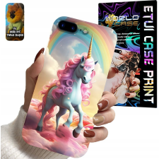  ETUI FOR APPLE IPHONE ( 7 PLUS ) Egyszarvú szivárványos ló + ÜVEG tok és táska
