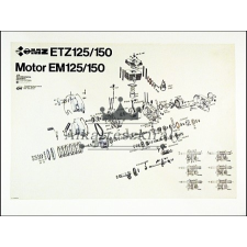 ETZ SZERELÉSI ÁBRA ETZ150 / ETZ - 150 egyéb motorkerékpár alkatrész