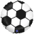 EU Focis Soccer Ball mini fólia lufi 19 cm (WP)