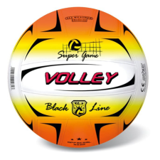 EU Strandröplabda, Fluo Black Line 21 cm - Narancs X játéklabda