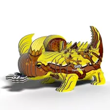 Eugy 3D puzzle játék Tüskés Ördög XEG-135 puzzle, kirakós