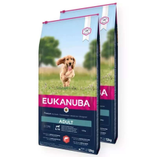 Eukanuba Adult Small & Medium Salmon & Barley 2x12kg kutyaeledel